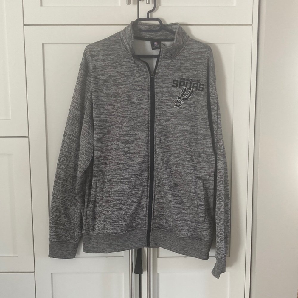 NBA Brand Full Zip Sweater - San Antonio Spurs